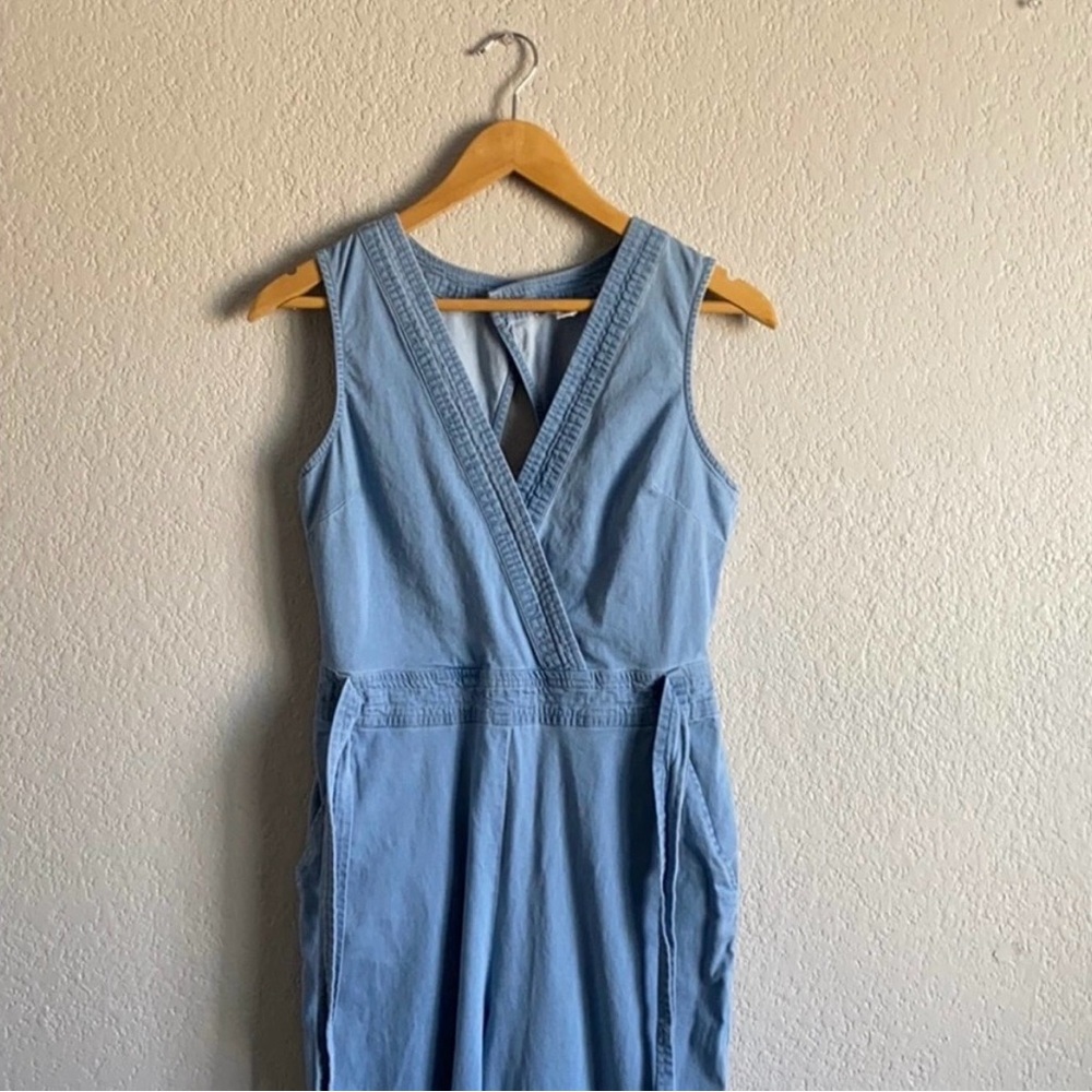 Jack By BB Dakota Suko Blue Jumpsuit Chambray - Picture 8 of 12